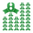 thumbnail image 1 of Uxcell 60-Pack Doblador de Plantas, Clips de Entrenamiento Ajustables de 90 Grados de 1.4x1 Pulgada para Jardinería de Plantas [Verde], 1 of 1