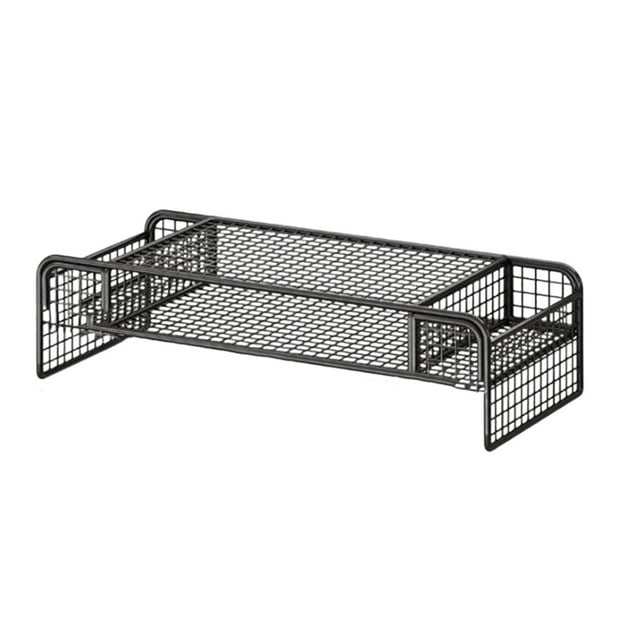 de 2 niveles con soporte de bolígrafo, portavasos de portátil portátil de portátiles, organizador de escritorio para el sofá del dormitorio