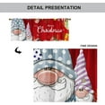 thumbnail image 5 of Christma Elf red Windows Valances Christmas Pine Tree Snowy Kitchen Short Curtain Valances with Rod Pocket Xmas Small Farmhouse Window Topper Decoration 52x18inch, 5 of 6