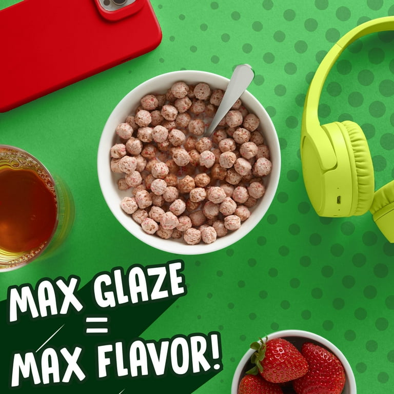 Kellogg's Apple Jacks Glazed Donut Holes Apple Cinnamon Breakfast