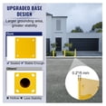 thumbnail image 6 of Safety Bollard - 42 Inch Steel Post, 4.5" Diameter, Yellow Protective Bollards with Anchor Bolts - Traffic & Parking Lot Protection, 6 of 7