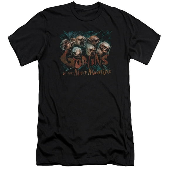The Hobbit - Misty Goblins - Premium Slim Fit Short Sleeve Shirt - XX-Large