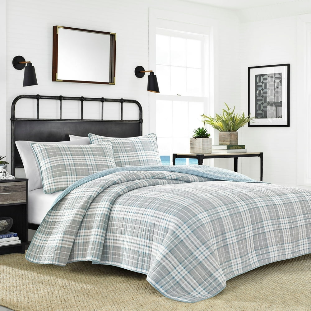 Nautica Millbrook Plaid Cotton Quilt Set