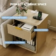 thumbnail image 5 of Bedside Table Nightstand with Bedside Storage, Bedroom Side Table and Organizer, Functional and Fluted Nightstand, for Bedroom, Living Room, Home Office, 5 of 9