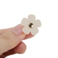 thumbnail image 3 of Unique Bargains Faux Leather Flower Shoelace Charms 1 Pair Beige, 3 of 5
