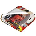 thumbnail image 4 of Manta de Cars Lightning Mcqueen, ligera, acogedora, para sofá cama, de franela súper suave, de microfibra, para viajes, para todas las estaciones, para adultos y niños, 60 x 50 pulgadas, 4 of 8