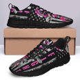 thumbnail image 4 of Breast Cancer Awareness Fight For Breast Cancer Running Shoes Sneakers Mesh Black Size 9, 4 of 5