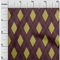 thumbnail image 2 of oneOone Rayon Olive Green Fabric Argyle Sewing Material Print Fabric By The Yard 56 Inch Wide, 2 of 4