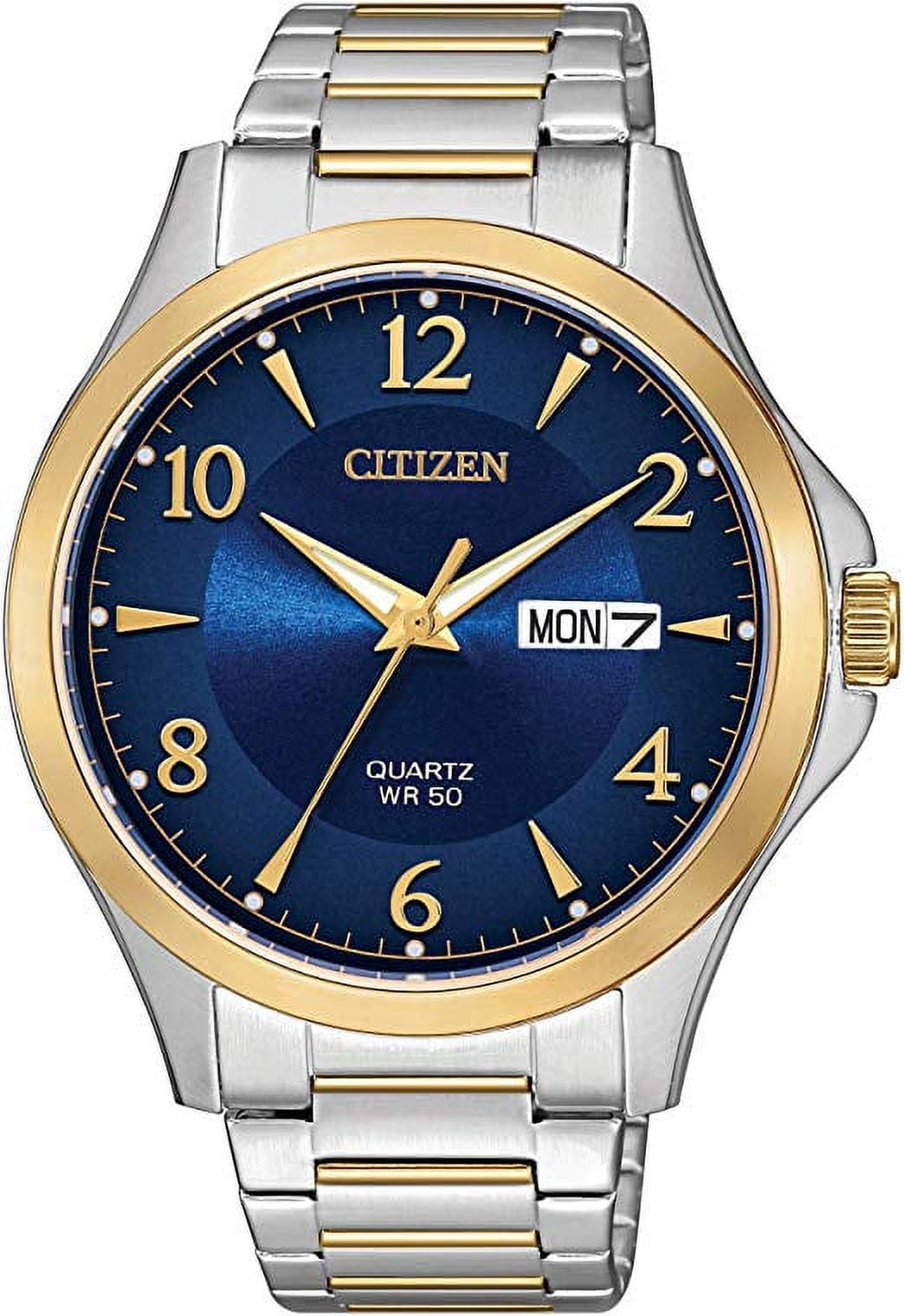 Citizen Men's Quartz Classic Wrist Watch, Gold-Tone Stainless