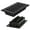 Powder Coated Black, variant on Achtek Air Supply Vent 4"x 8" Duct Opening (Overall 5-1/2"x 9-3/4") Solid Cast Aluminium Register Cover | Powder Coated