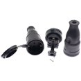 thumbnail image 4 of EU Rubber Waterproof Electrical Socket - Grounded European Connector with Cover IP44, DIY Power Supply 16A 250V, 4 of 5