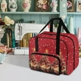 thumbnail image 2 of ZIATUBLE Christmas Trees Organizer Bag Snowflakes Sewing Tool Organizer Reusable Sewing Machine Cases and Bags Washable Sewing Machine Cabinets and Storage Organizer Home Decor, 2 of 7