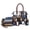Blue, variant on Green 6 Pcs PU Leather Composite Shoulder Handbag Set
