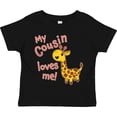 thumbnail image 3 of Inktastic My Cousin Loves me- cute giraffe Boys or Girls Toddler T-Shirt, 3 of 5