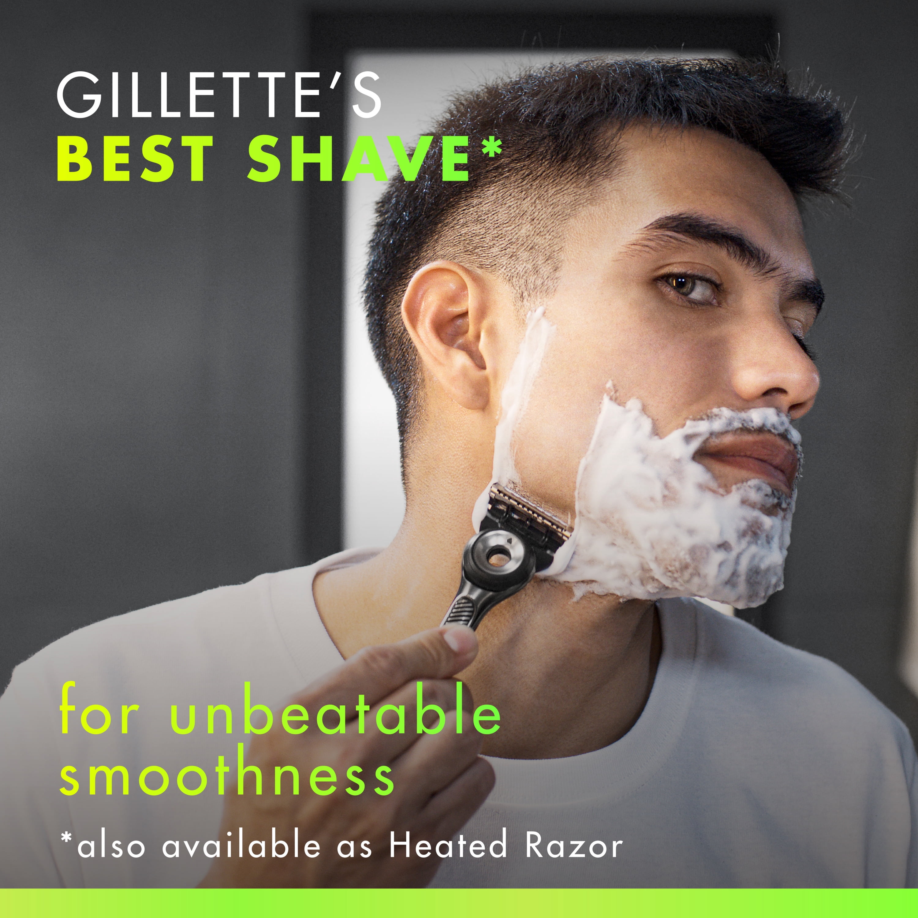 GilletteLabs Razor Blade Refills, 8ct Razor Cartridges, Razor Refills for Men Compatible with GilletteLabs Exfoliating Bar Razor and Heated Razor