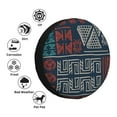 thumbnail image 6 of DouZhe Waterproof Spare Tire Cover, Boho Mexico Tribal Drawing Prints Adjustable Wheel Covers Fit for Jeep Trailer RV SUV Car, 15 inch, 6 of 7
