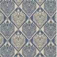 thumbnail image 3 of SAFAVIEH Courtyard Chao Geometric Indoor/Outdoor Area Rug, 4' x 5'7", Blue/Ivory, 3 of 4