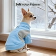 thumbnail image 3 of Fleece - patchwork dog sweaters,cat sweaters,dog sweaters for small dog fleece,for medium large dog,Fleece Pet Sweater for Small Dogs & Cats-Warm Winter Dog Pullover Sweatshirt(Blue,L), 3 of 10