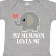 thumbnail image 4 of Inktastic Mommom Loves Me Grandchild Boys or Girls Baby Bodysuit, 4 of 5