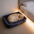 thumbnail image 4 of Deeceymbur Dog Bed Cushion Large Pet Mat Soft Cotton Stuffed Cat Lounger Washable Sofa Pad for Pets Up to 25lb, 4 of 6