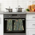 thumbnail image 5 of Cotton Towel Two-Piece 16x28 Inch One Sizex2 Face Towel Set Towel Set Cotton Hand Bath Towel Bathroom Beach Cartoon Green Leaves, 5 of 8