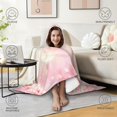 thumbnail image 4 of Pink Owl Wearable Blanket Hoodies for Women Men Adults Owl Lovers Plush Lightweight Floral Owls Hooded Blankets for Camping Office Decor Birthday Gifts 50×60 Inch, 4 of 5
