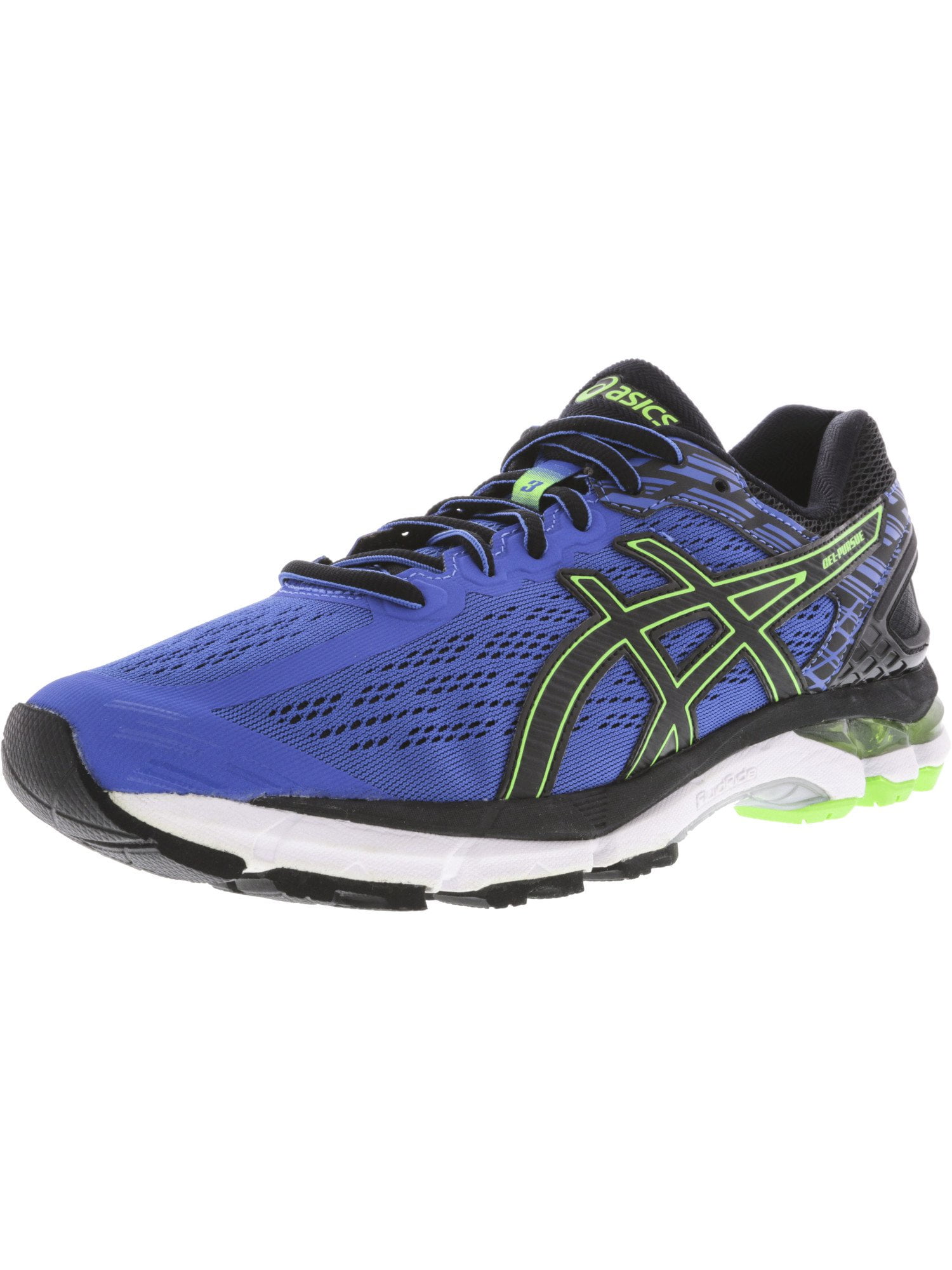 Asics Men's 3 Classic Blue / Black Green Gecko Ankle-High Fabric Running Shoe - 12.5M - Walmart.com