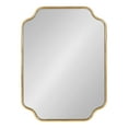 thumbnail image 3 of Kate and Laurel Plumley Glam Scalloped Wall Mirror, 18 x 24, Gold, Transitional Mirror Wall Decor, 3 of 8
