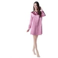 thumbnail image 3 of Richie House Women's Medium Style Satin Shirt Pajama Sleepwear RHW2788, 3 of 7