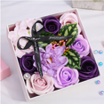 thumbnail image 3 of Inteprter Flores artificiales creativas Día de San Valentín Flor de jabón Regalo Caja de rosas Boda Festival en casa Regalo Flores artificiales de alta Kits de decoración para fiestas No.02 Inteprter HA003073-02B, 3 of 6