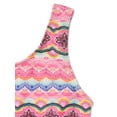 thumbnail image 3 of Breaking Waves Girls Rib Knit Cutout One-Piece Swimsuit, UPF 50+, Sizes 7-16, 3 of 3
