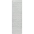 thumbnail image 6 of Hauteloom Meng Recycled Material Living Room, Bedroom Area Rug - Bohemian, Transitional - Off White, Light Slate, Charcoal - 2' x 3', 6 of 8