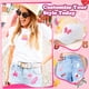 thumbnail image 5 of Parches bordados NICEVINYL rosa termoadhesivos para niñas x60, 5 of 7