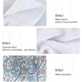 thumbnail image 5 of SKYSONIC 2 PCS Hanging Hand Towels Exotic Paisley Hand Dry Towels for Kitchen & Bathroom,Hanging Towel Set with Hanging Loop, 12"x17", 5 of 6