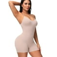 thumbnail image 4 of Fimkaul Women's Shapewear Tummy Control Bodysuit Shaping Waist Tights Slim One-Piece Belly Bra Body Shaper Beige M, 4 of 7