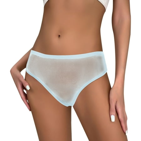 Thongs for Women plus Size Blouse for New Year Eve Women s Mesh Sexy Seamless Breathable Comfortable Low Waist Sexy Underwear