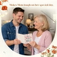 thumbnail image 2 of Mothers Day Card for Mother in Law from Daughter in Law - Happy Mother's Day Cards for Mom in Law - 5.3''x 8.0'' Thank You Greeting Card with Red Envelope, 2 of 7