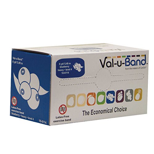 Val-U-Band 10-6114 Bande d'Exercice Sans Latex, Bleuet