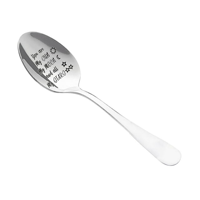 Wedding Gifts Valentine's Day Stainless Steel Long Handle Spoon Spoon Tableware Spoon Personalized Gift Spoo