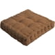 thumbnail image 1 of Nvzi Cojines para silla, para exterior, interior, cojín grueso para banco, cojín duradero para suelo,balcón, coche, oficina, patio, sofá, viaje, marrón, cuadrado, 16", 1 of 5