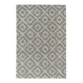 thumbnail image 3 of Unique Loom Trellis Shag Collection Area Rug - Ruth (6' x 9' Rectangle Gray/Ivory), 3 of 11