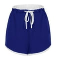 thumbnail image 5 of YOIAVAIOY Womens Mesh Running Shorts 3 Inch Quick Dry Lightweight Shorts Gym Workout Athletic Shorts with Pockets Blue M, 5 of 6