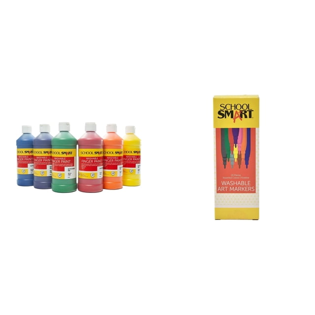 Pinturas para dedos y rotuladores lavables Casafoyer de Art Supplies