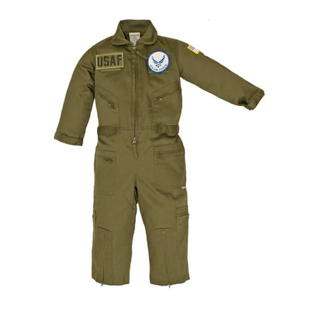 Kids United States Air Force Replica Flight Suit Sage Green Large