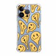 thumbnail image 1 of Yellow Melting Face Clear Case for iPhone 14 Pro Max,Transparent Soft TPU Bumper Full Cover Case, 1 of 1