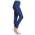 thumbnail image 3 of YMI Women's Hyperstretch Mid-Rise Skinny Jeans - Navy Blue - Large, 3 of 4