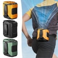 thumbnail image 2 of Portable Waist Fan 6000mah Neck Fan with 100 Speeds Adjustment, Max 20H Working Time with LED Flashlight, Cooling for Outdoor Jobsite, 2 of 5