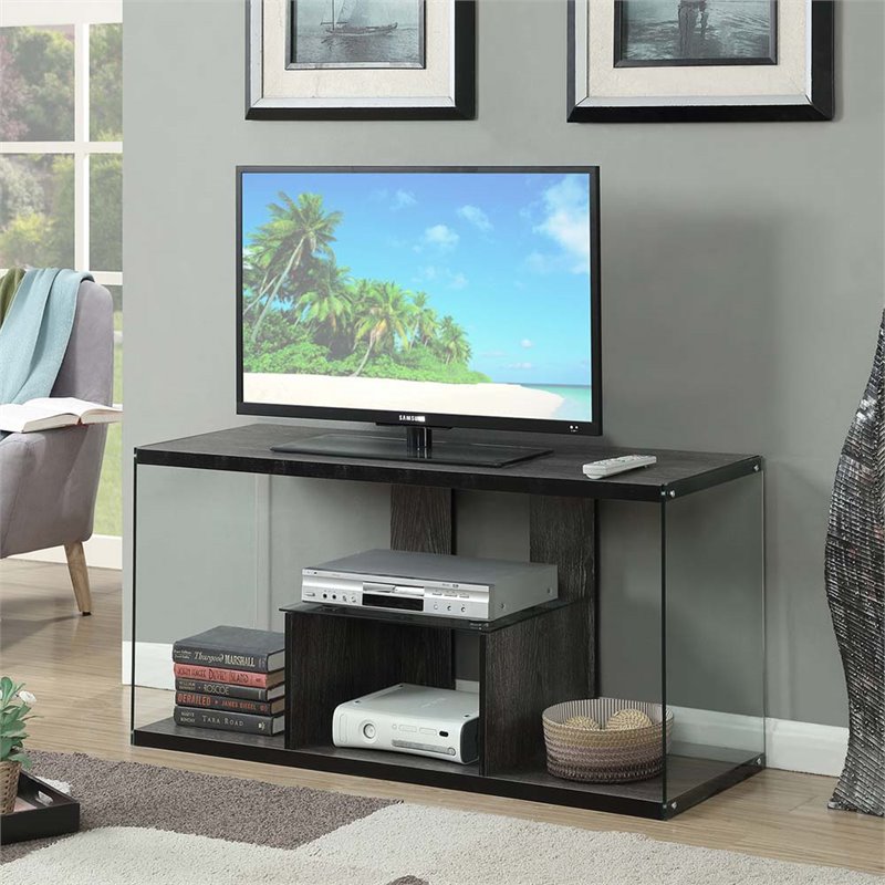 Pemberly Row 50" TV Stand in Weathered Gray
