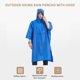 thumbnail image 5 of Impermeable Poncho de lluvia con capucha Chaquetas impermeables para la lluvia Capa de lluvia de tafetán de poliéster para senderismo Camping Ciclismo, 5 of 8