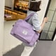 thumbnail image 4 of Bolsa De Viaje Plegable Bolsa de viaje plegable Tela Oxford Impermeable Separación en seco y húmedo (Taro Purple) Tmvgtek Para Estrenar, 4 of 9